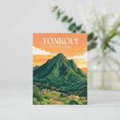 コートジボワール トンクイ山 ポストカード (スタンド正面)