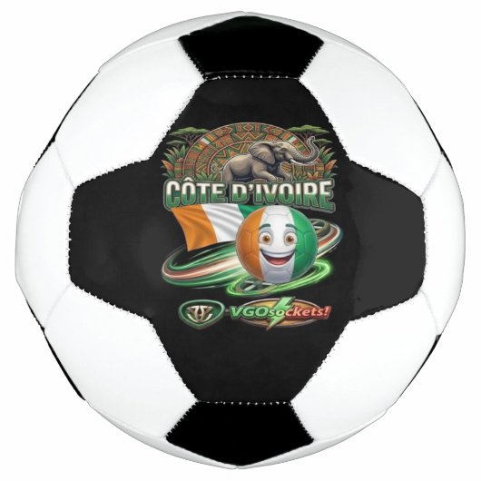 コートジボワール-GBall サッカーボール (正面)