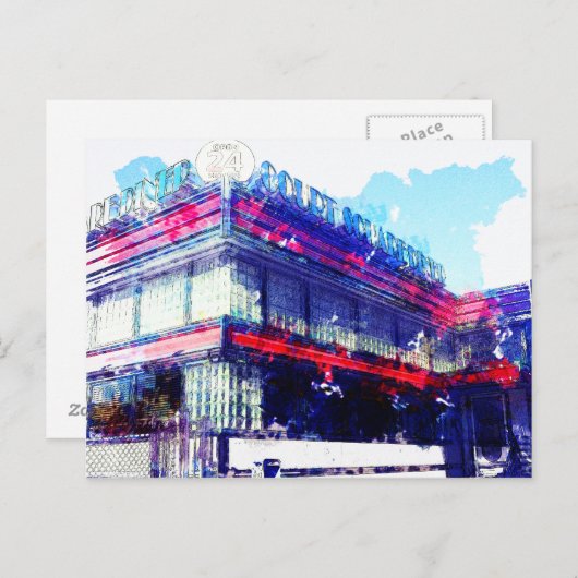 コートスクエアディナーニューヨーク ポストカード (正面/裏面)