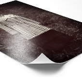 コートストライプのファッショナブルJuneau Alaska女性 フォトプリント (角)