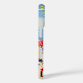 コートダジュールヴィンテージフランスの旅行ポスター Case-Mate iPhoneケース (裏面 / 右)