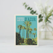 コートダジュール地中海のフランス ポストカード (スタンド正面)