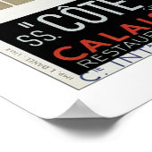 コートダジュール航路フェリーのポスター ポスター (角)