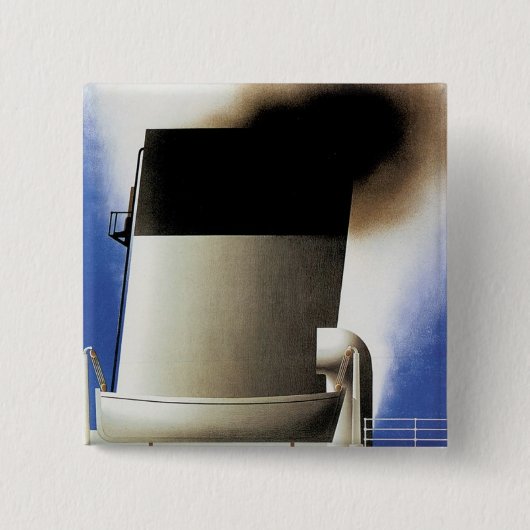 コートダジュール航路 缶バッジ (正面)