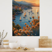 コートダジュール（フランス） ポスター (キッチン)