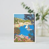 コートダジュール（フランス）ヴィンテージ旅行 ポストカード (スタンド正面)