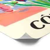 コートダジュールFranceヴィンテージ旅行ポスター ポスター (角)