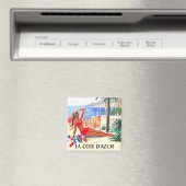 コートダジュールFranceヴィンテージ旅行磁石 マグネット (インサイチュ (食洗機))