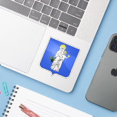 コートドール、ボーヌの紋章 シール (ノートパソコンとiPhone)