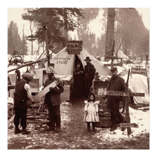 コートニーズストア – クロンダイク金ゴールドラッシュ1898 フォトプリント            (正面)