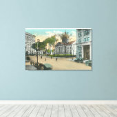 コートハウスの外観 キャンバスプリント (インサイチュ (ウッドフロア))