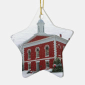 コートハウススノー セラミックオーナメント (左)