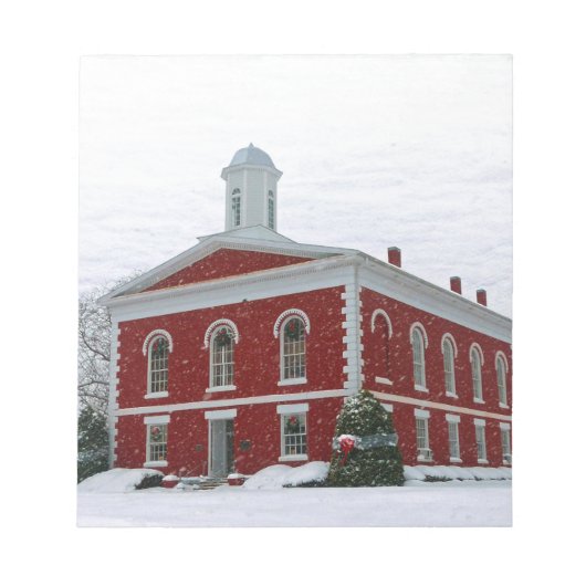 コートハウススノー ノートパッド (正面)