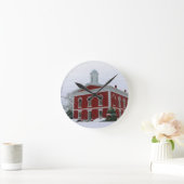 コートハウススノー ラウンド壁時計 (ホーム)