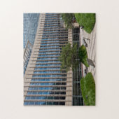 コートハウスファサード&プラザインミネアポリス ジグソーパズル (縦)