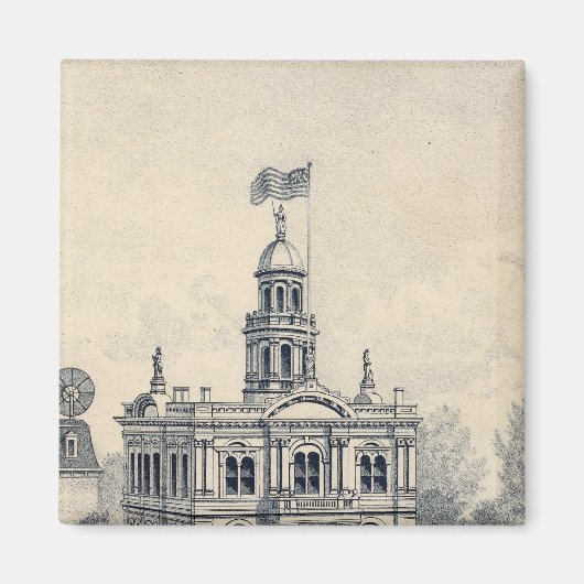 コートハウスフレスノ マグネット (正面)