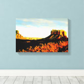 コートハウスロックラップのキャンバス キャンバスプリント (インサイチュ (ウッドフロア))