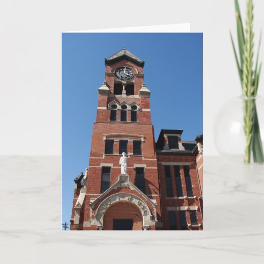 コートハウスワシントン、アイオワ カード (正面)