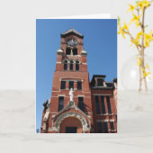 コートハウスワシントン、アイオワ カード (黄色い花)