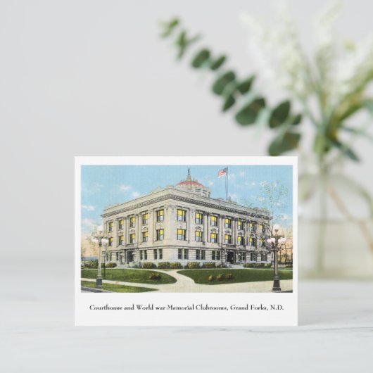 コートハウスワールドウォーメモリアルクラブグランドフォークND ポストカード (スタンド正面)