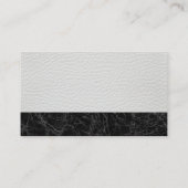 コートハンガーにドレス |ファッション 名刺 (裏面)