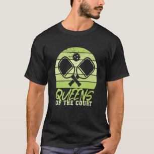 コートピックボールチームのクイーンズウィメンズマッチ Tシャツ
