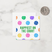 コートピックボールノーテカードで幸せ ノートカード (正面/裏面インサイチュ)