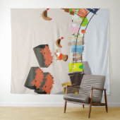 コートヤードインコロンビア タペストリー (インサイチュ(横))