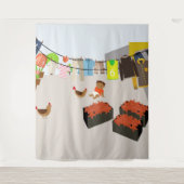 コートヤードインコロンビア タペストリー (正面)