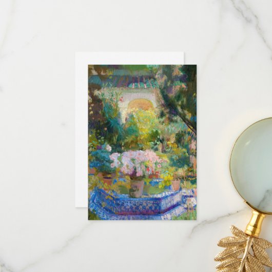 コートヤードオブザカサソロラバイホアキンソロラ サンキューカード (正面/裏面インサイチュ)