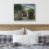 コートヤードキャット キャンバスプリント (インサイチュ (寝室))