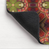 コートヤードジオメトカラフルリパターン マウスパッド (コーナー)