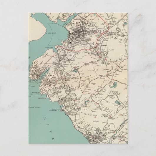 コートランドの町 ポストカード (正面)