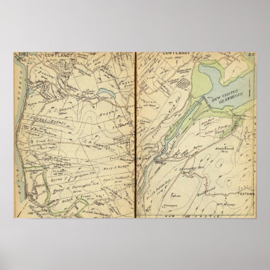 コートランド、ニューヨーク2 ポスター (正面)