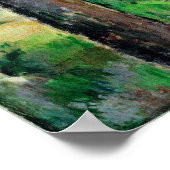 コートルド、モントサントビクトワール、ポール・セザンヌ ポスター (角)