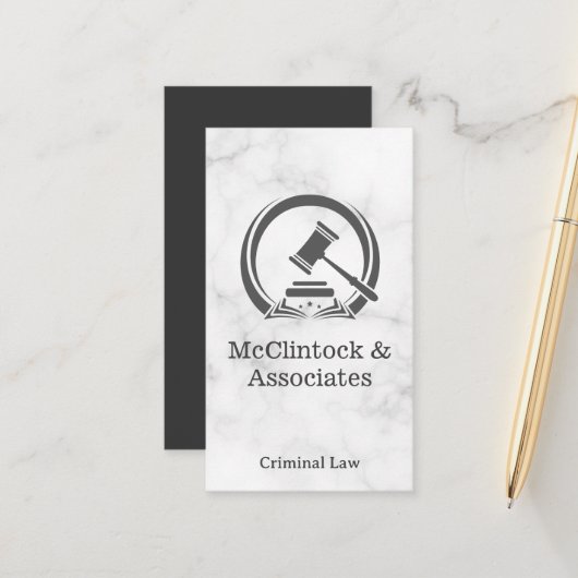 コートルームゲベル | 弁護士 予約カード (正面/裏面インサイチュ)