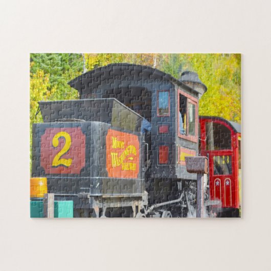 コートレインワシントンマウンテンニューハンプシャー ジグソーパズル (横)