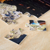 コートレインワシントンマウンテンニューハンプシャー ジグソーパズル (側面)