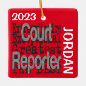 コートレポータエクソナレアカスタム セラミックオーナメント (正面)