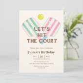 コート名門私立校風ののピックボール誕生日を打とう 招待状 (スタンド正面)