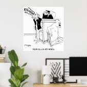 コート漫画5490 ポスター (ホームオフィス)