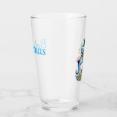 コート・オブ・アームズ付きバハマカリブの（楽園） タンブラーグラス (右)