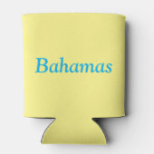 コート・オブ・アームズ付きバハマカリブの(楽園) 缶クーラー (裏面)