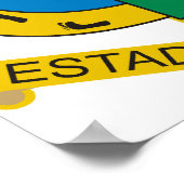 コート・オブ・アームズ公式メキシコのヘラルドライロゴ ポスター (角)