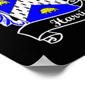 コート・オブ・アームズ姓家紋 ポスター (角)