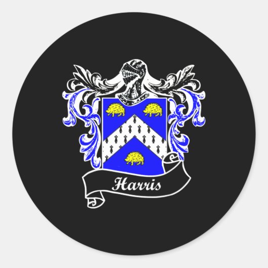 コート・オブ・アームズ姓家紋 ラウンドシール (正面)