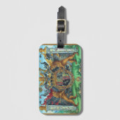 コート・オブ・アームズ荷物タグ ラゲッジタグ (正面縦)