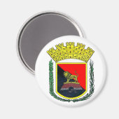 コート・オブ・アームズ・オブ・ポンセ，プエルトリコ マグネット (正面/裏面)