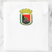 コート・オブ・アームズ・オブ・ポンセ,プエルトリコ 楕円形シール (バッグ)