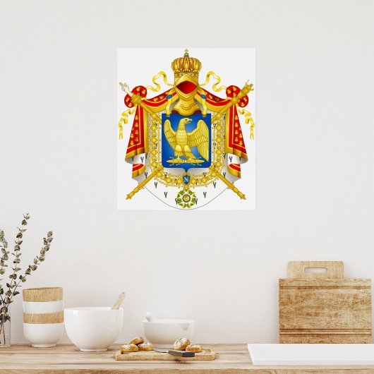 コート・オブ・アームズ・ナポレオンプリント ポスター (キッチン)